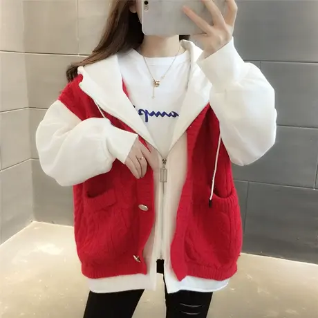 毛衣2023年新款女装秋冬季秋款秋装女士针织开衫宽松百搭外穿爆款图片