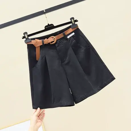 工装短裤女2023夏季新款宽松高腰a字五分阔腿短裤百搭休闲裤ins潮商品大图