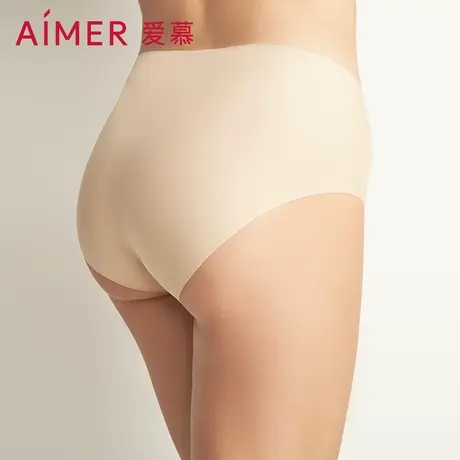 爱慕内裤女轻薄款速干无痕透气莫代尔纤维简约高腰平角裤AM234251图片
