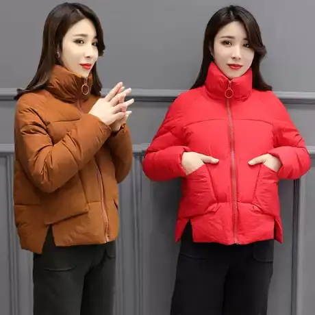 冬季短款棉衣女韩版2023新款加厚小棉袄面包服小款棉服外套时尚潮图片
