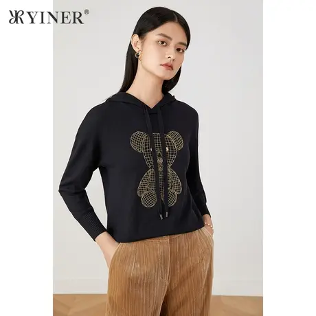 【小熊系列】YINER音儿女装2021秋季新款卫衣商品大图