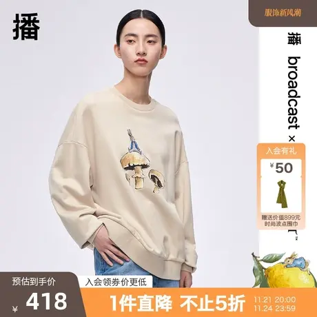 播商场同款Peter Rabbit联名系列2023秋新款卫衣女BDQ1VD0325图片