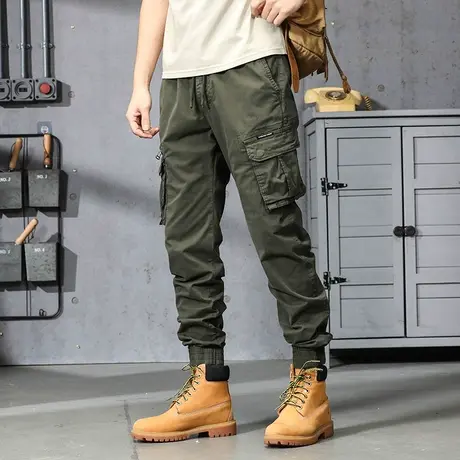 裤子男款工装长裤男潮流百搭男士裤子夏季薄款男士休闲裤潮流宽松商品大图
