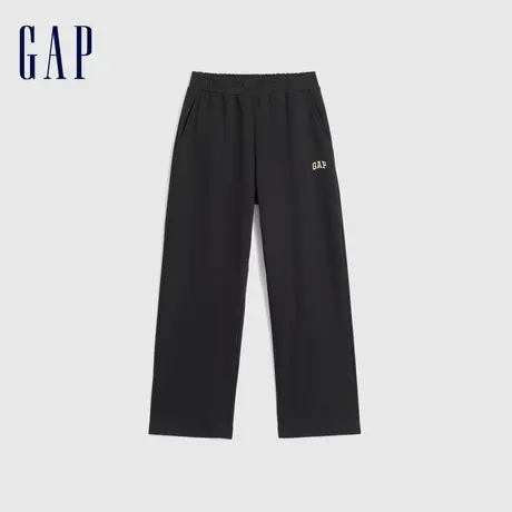 Gap男装2024春季龙图案刺绣运动卫裤宽松棉感舒适休闲长裤422218商品大图