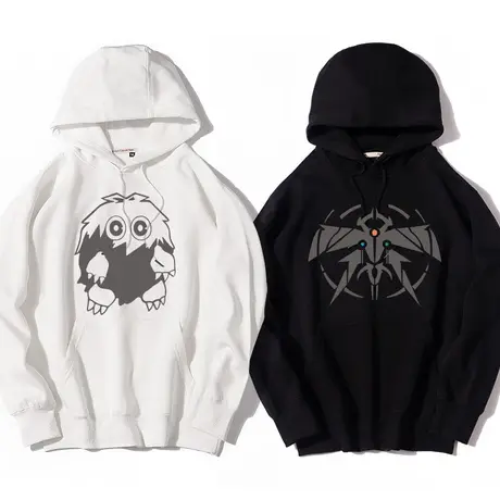 秀洛游戏王卫衣连帽武藤游戏千年动漫周边秋冬加绒外套男装衣服商品大图