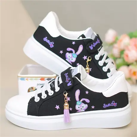 小雏菊帆布鞋女鞋2023春夏季新款ins潮学生百搭板鞋透气运动单鞋图片