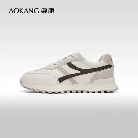 【门店发货】奥康女鞋 2024春季新款厚底增高阿甘鞋休闲旅游鞋图片