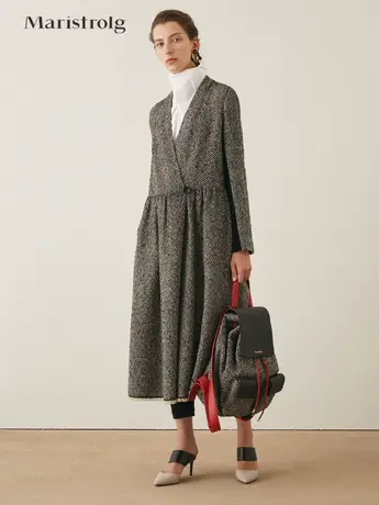 玛丝菲尔毛呢外套商品大图