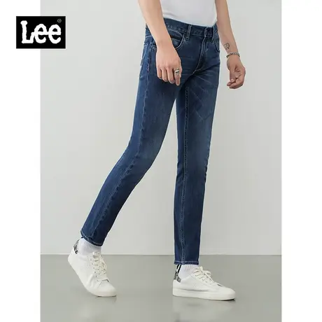 Lee都市骑士20秋冬新品706版型修身小脚蓝色男牛仔裤LMS7063SV98Y图片