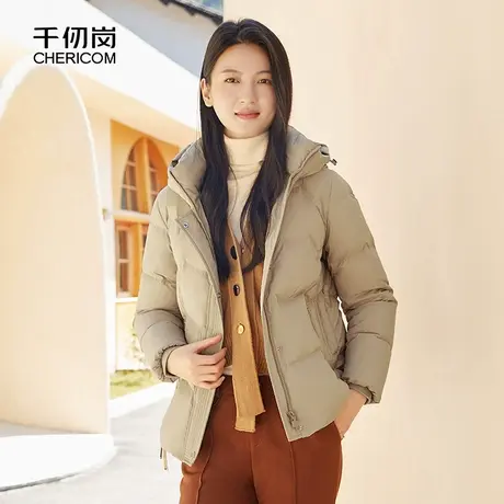千仞岗2024冬季新款女士立领短款面包服休闲百搭款羽绒服ⅠⅠI图片