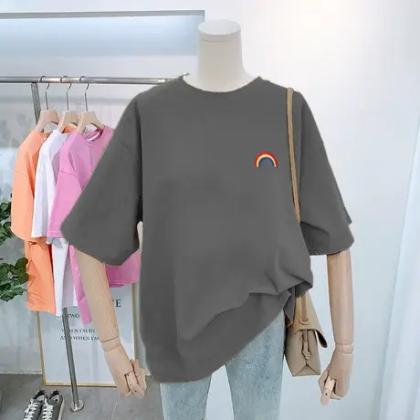 2023年春夏季新款设计感小众韩风chic港味上衣服ins潮短袖t恤女装商品大图