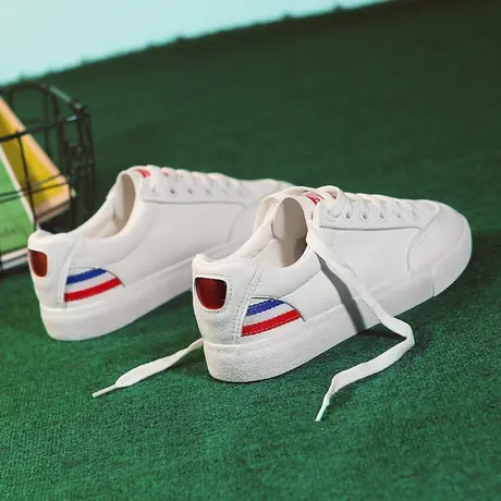 基础小白鞋女2020春季新款百搭韩版学生帆布鞋女原宿港风板鞋女潮商品大图