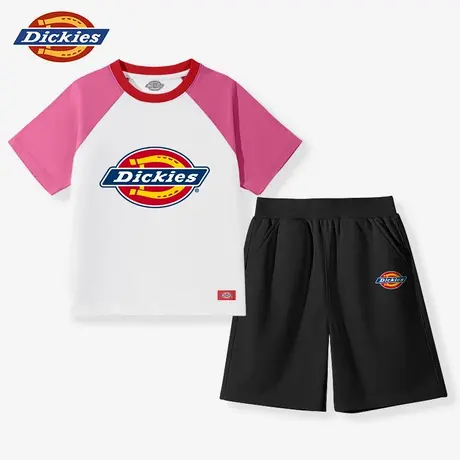 Dickies童装女童短袖套装儿童夏季纯棉t恤男童休闲美式运动服潮A商品大图