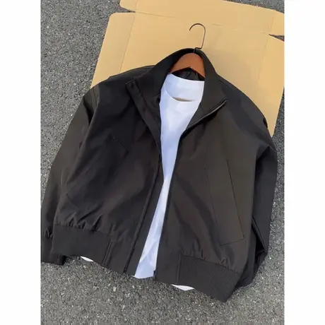 cleanfit短款飞行员夹克男秋季工装防风防水冲锋衣美式棒球服外套商品大图