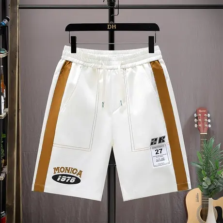 夏季短裤男薄款休闲裤户外运动裤夏装五分裤中学生裤子潮流沙滩裤商品大图