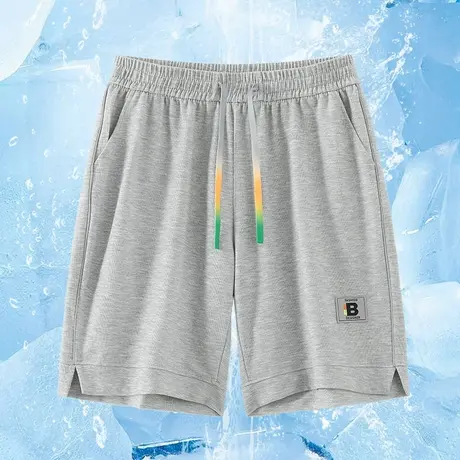 短裤子男士2024新款夏季冰丝休闲裤直筒宽松运动五分裤速干沙滩裤商品大图