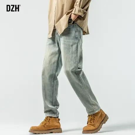 男士美式牛仔裤男锥形裤男生裤子男款2024年春季新款宽松高街裤子商品大图
