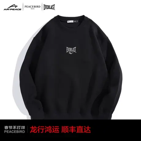 【AIRxPEACE】太平鸟男装 EVERLAST联名冬圆领卫衣BYBFC4A13图片