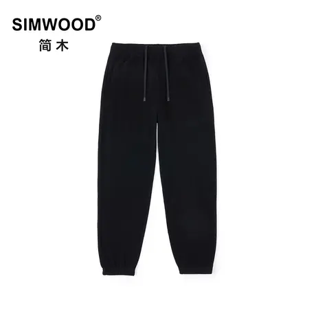 Simwood简木男装【宽松版型】410g束脚灯芯绒休闲九分裤卫裤男商品大图