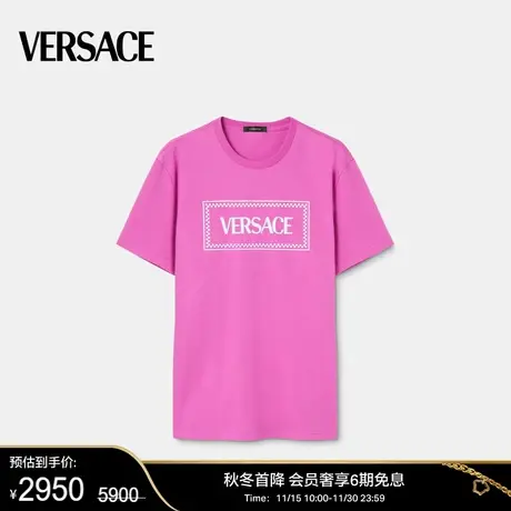【新年礼物】VERSACE/范思哲 女士刺绣LogoT恤商品大图