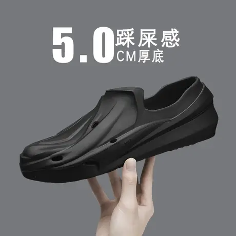 雨鞋男士厨房防滑鞋钓鱼雨靴户外溯溪涉水鞋胶鞋套鞋劳保洗车水鞋商品大图
