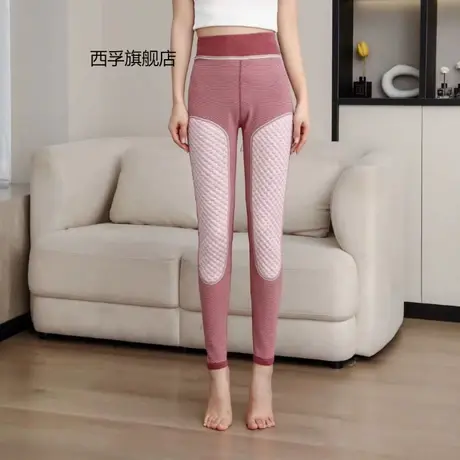 2023新款秋裤薄款按摩导电高腰保暖裤德绒打底裤秋冬女衬裤线裤商品大图