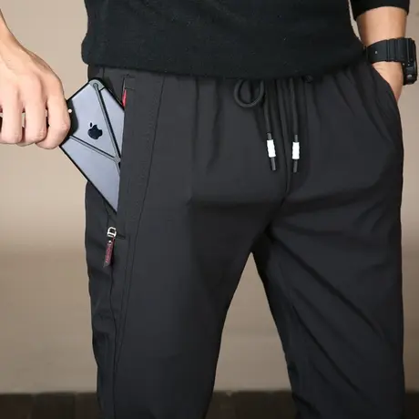 春季裤子男韩版潮流男生运动裤男士休闲裤宽松小脚百搭学生春秋款商品大图