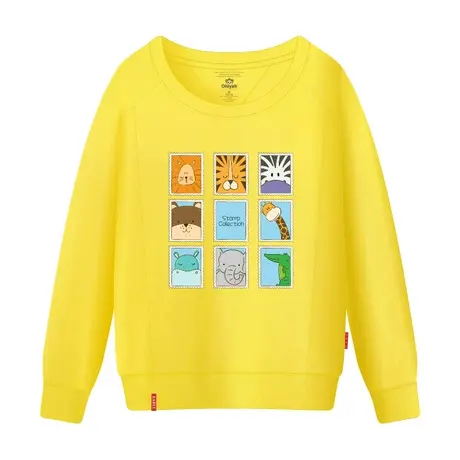 Ohlyah品牌韩版女装卫衣显瘦宽松卡通动物闺蜜装圆领棉衫学生胖mm商品大图