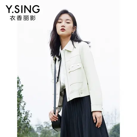 皮衣外套女短款2023今年春秋季新款流行小个子美式复古机车皮夹克图片