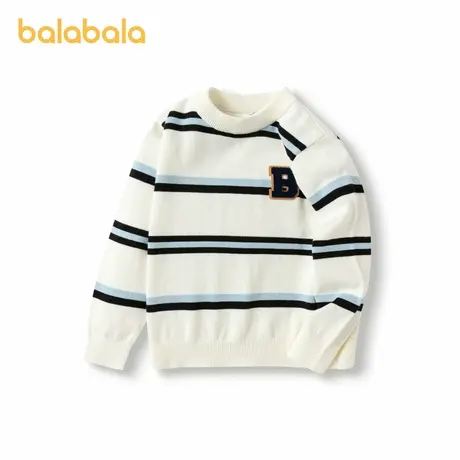 巴拉巴拉童装男童长袖t恤儿童上衣小童打底衫宝宝经典条纹衣服潮商品大图