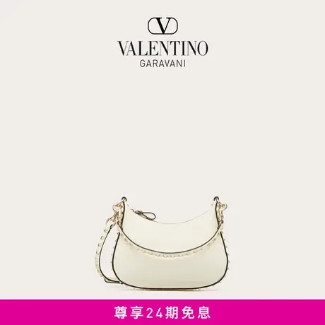【24期免息】华伦天奴VALENTINO女士 ROCKSTUD小号小牛皮HOBO手袋商品大图