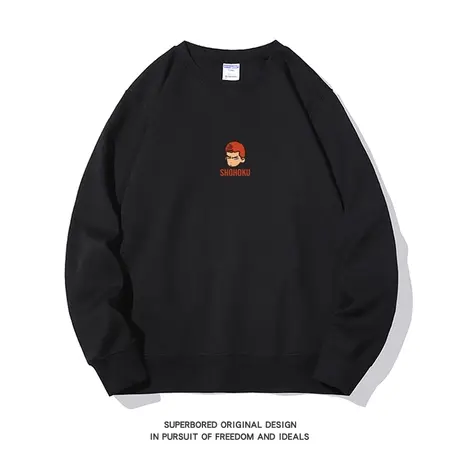 樱木花头卫衣男2023秋冬季灌篮高手篮球运动宽松休闲圆领长袖上衣商品大图