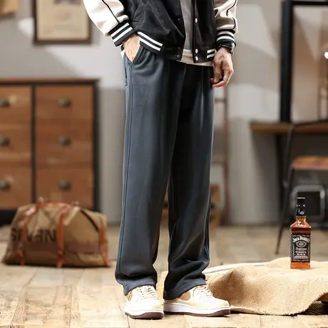 休闲裤子男款工装裤潮流直筒时尚裤子潮牌百搭男士时尚潮流休闲裤商品大图