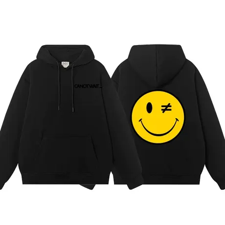 秀洛美式陈伟霆潮牌CANOTWAIT卫衣男秋冬款痛衣新款加绒加厚衣服图片