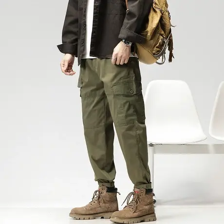 长裤男夏薄款百搭工装裤男士上档次裤子潮流裤子男款夏季百搭男款商品大图