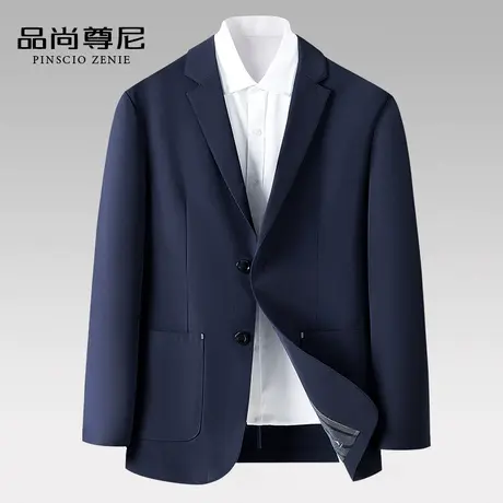 男士休闲西服外套春秋季2022年新款正装商务西装单西中老年爸爸装图片