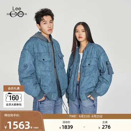 LeeIndiGO X ANGEL CHEN联名系列商场同款25春夏新男女夹棉外套商品大图