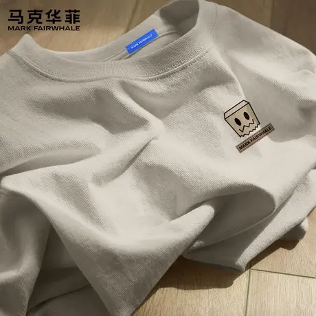 马克华菲男士长袖t恤2025新款纯棉打底衫男秋冬高级感衣服男款潮X商品大图