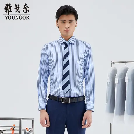 【柔软易打理】D系雅戈尔衬衫秋季新款免烫商务休闲长袖衬衫图片