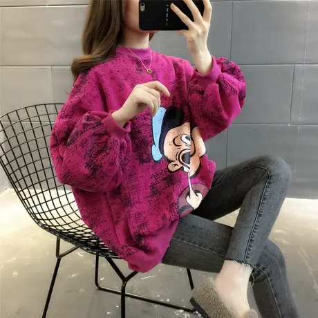 卫衣2024年新款女装韩版春秋季春款春装宽松女士薄款上衣外套爆款商品大图