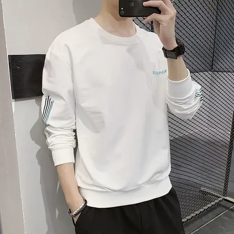 卫衣男士春季2023新款内搭打底衫男装ins港风情侣潮牌春秋上衣服T商品大图