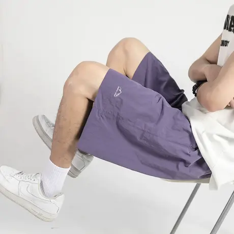 户外速干伞兵短裤男夏季美式梭织潮牌潮流运动五分裤透气凉感中裤商品大图