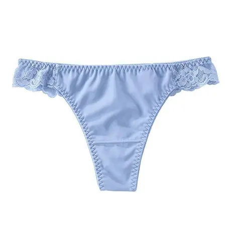 三角裤无痕性感蕾丝可爱卡通甜美少女内裤 日系简约t型丁字裤薄款商品大图