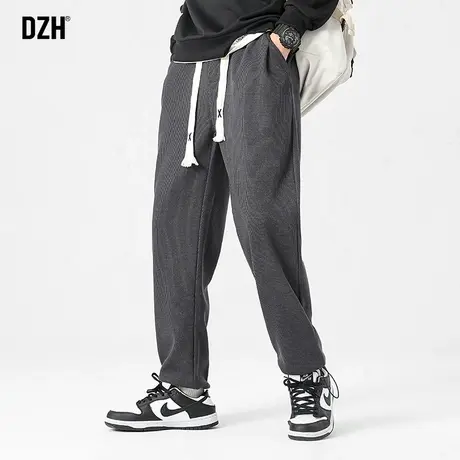 男士直筒裤男秋季宽松型阔腿休闲裤百搭裤子2023新款长裤运动男裤商品大图