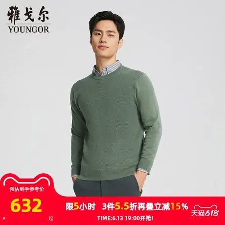 【商场同款】雅戈尔男士羊毛衫秋冬新款官方商务休闲羊毛衫男图片