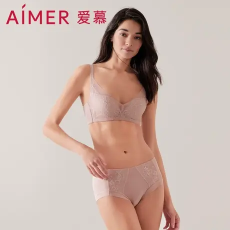 爱慕内裤女舒适棉质底裆中腰平角裤AM238351图片
