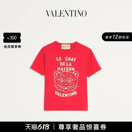 [12期免息]华伦天奴VALENTINO男士 CHAT DE LA MAISON 短袖 T 恤商品大图