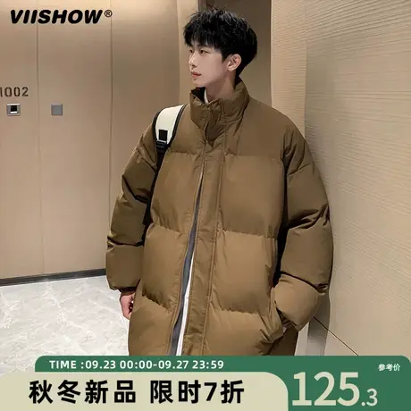 VIISHOW潮牌美式棉服男男生痞帅棉衣保暖面包服冬季宽松加厚衣服商品大图