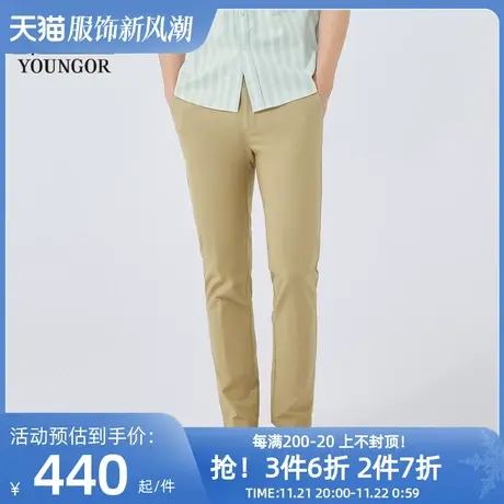【商场同款】雅戈尔男士长裤春季新款官方商务休闲长裤男S3415商品大图