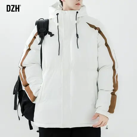 男士防风连帽棉衣外套男冬季加厚潮高级感男装2023年新款棉服男款商品大图